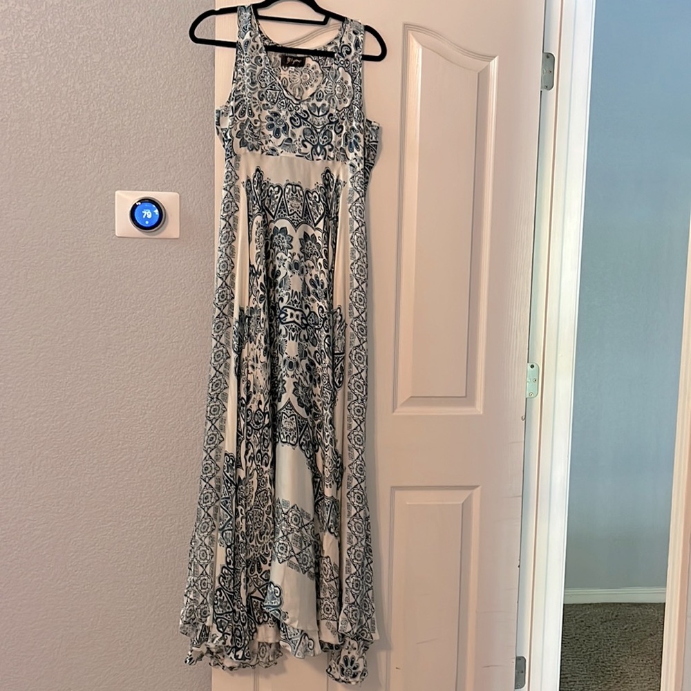 Johnny Was Biya  , 100% silk maxi dress